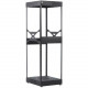 Chief NS1F3623 Knockdown Rack Frame - 36U Wide - Black - 500 lb x Maximum Weight Capacity NS1F3623