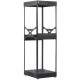 Chief 41U, 23" Deep S1 Series Rack - 41U Wide - Black - 500 lb x Maximum Weight Capacity NS1F4123