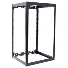 Chief 20U, 20" Deep S2 Series Rack - 20U Wide Floor Standing, Wall Mountable - Black - 600 lb x Maximum Weight Capacity NS2F2020