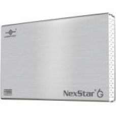 Vantec NexStar 6G NST-266S3-SV Drive Enclosure - USB 3.0 Host Interface External - Silver - 1 x Total Bay - 1 x 2.5" Bay NST-266S3-SV