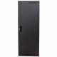 Chief Manufacturing Raxxess Solid Steel Door for 28U W1 Rack - Steel - Black - 28U Rack Height - TAA Compliant NW1D28S