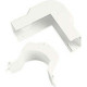 Panduit Cable Raceway Corner Fitting - Electric Ivory - 10 Pack - Acrylonitrile Butadiene Styrene (ABS) - TAA Compliance OCFX3EI-X