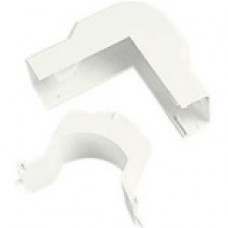 Panduit Cable Raceway Corner Fitting - Electric Ivory - 10 Pack - Acrylonitrile Butadiene Styrene (ABS) - TAA Compliance OCFX5EI-X