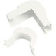 Panduit Cable Raceway Corner Fitting - Electric Ivory - 10 Pack - Acrylonitrile Butadiene Styrene (ABS) - TAA Compliance OCFX5EI-X