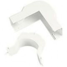 Panduit Cable Raceway Corner - Corner - Off White - 10 Pack - Acrylonitrile Butadiene Styrene (ABS) - TAA Compliance OCFX5IW-X