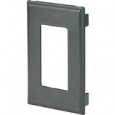 Panduit Faceplate - Office Slate - Polyvinyl Chloride (PVC) - TAA Compliance OF70PGOS