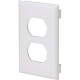 Panduit Faceplate - Office Gray - Polyvinyl Chloride (PVC) - TAA Compliance OF70POG