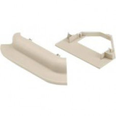 Panduit Cable Raceway End Cap - Office Beige - 1 Pack - Polyvinyl Chloride (PVC) - TAA Compliance OFCR70ECOB