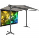 Elite Screens Yard Master Awning OMA1110-116H Projection Screen - 116" - 16:9 - Surface Mount - 56.9" x 101.1" - MaxWhite B OMA1110-116H