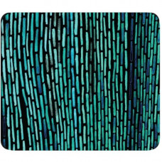 CENTON OTM Prints Black Mouse Pad, Dashes Peacock - Dashes Peacock - Black - Rubber Base - Slip Resistant OP-MPV1BM-ART01-23