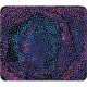 CENTON OTM Prints Black Mouse Pad, Petals Cool - Petals Cool - Black - Rubber Base - Slip Resistant OP-MPV1BM-ART01-25