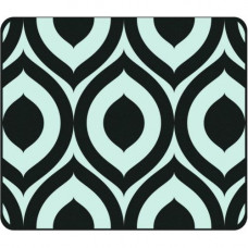 CENTON OTM Classic Prints Black Mouse Pad, Elm Frost Green - Elm Frost Green - Black - Rubber Base - Slip Resistant OP-MPV1BM-CLS-03