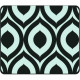 CENTON OTM Classic Prints Black Mouse Pad, Elm Frost Green - Elm Frost Green - Black - Rubber Base - Slip Resistant OP-MPV1BM-CLS-03