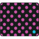 CENTON OTM Classic Prints Black Mouse Pad, Dotty Gone Violet - Dotty Gone Violet - Black - Rubber Base - Slip Resistant OP-MPV1BM-DOT-02