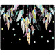 CENTON OTM Hipster Prints Black Mouse Pad, Dream Catcher Color - Dream Catcher Color - Black - Rubber Base - Slip Resistant OP-MPV1BM-HIP-09