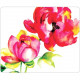 CENTON OTM Floral Prints White Mouse Pad, Brilliant Bloom - Brilliant Bloom - White - Rubber Base - Slip Resistant OP-MPV1WM-FLR-04
