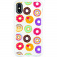 CENTON OTM Phone Case, Tough Edge, Doughnuts for Days - For Apple iPhone X Smartphone - Doughnuts for Days - Clear OP-SP-Z009A