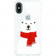CENTON OTM Phone Case, Tough Edge, Winter Bear - For Apple iPhone X Smartphone - Winter Bear - Clear OP-SP-Z052A
