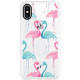 CENTON OTM Phone Case, Tough Edge, Flamingo Duo - For iPhone X - Flamingo Duo - Clear OP-SP-Z086A