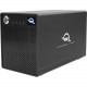 Other World Computing OWC ThunderBay 4 mini Drive Enclosure SATA/600 - Thunderbolt 3 Host Interface Desktop - Black - 4 x HDD Supported - 4 x SSD Supported - 4 x 2.5" Bay - Aluminum OWCTB3QMSR00GB