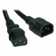 Tripp Lite 10ft Computer Power Cord Extension Cable C14 to C13 10A 18AWG 10&#39;&#39; - 10A, 18AWG (IEC-320-C14 to IEC-320-C13) 10-ft." - RoHS, TAA Compliance P004-010