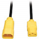 Tripp Lite 6ft Power Cord Extension Cable C14 to C13 Heavy Duty Yellow 15A 14AWG 6&#39;&#39; - 15A, 14AWG (IEC-320-C14 to IEC-320-C13 with Yellow Plugs) 6-ft." - RoHS Compliance P005-006-YW