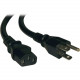 Tripp Lite 1ft Computer Power Cord Cable 5-15P to C13 10A 18AWG 1&#39;&#39; - 10A,18AWG (NEMA 5-15P to IEC-320-C13) 1-ft." - RoHS Compliance P006-001