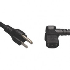 Tripp Lite Computer Power Cord 10A 18AWG 5-15P to Right Angle C13 10&#39;&#39; 10ft - 10A 18AWG 5-15P to Right Angle C13 10ft - RoHS, TAA Compliance P006-010-13RA