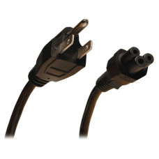 Tripp Lite 6ft Laptop / Notebook Power Cord Cable 5-15P to C5 10A 18AWG 6&#39;&#39; - 10A (NEMA 5-15P to IEC-320-C5) 6-ft. - RoHS Compliance P013-006