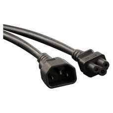 Tripp Lite 6in Laptop Power Cord Adapter Cable C14 to C5 2.5A 18AWG 6" - 2.5A, 18AWG (IEC-320-C14 to IEC-320-C5) 6-in." - RoHS, TAA Compliance P014-06N