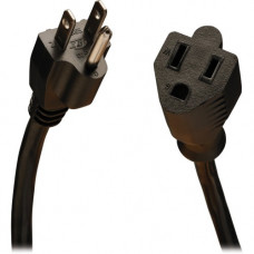 Tripp Lite 15ft Power Cord Extension Cable 5-15P to 5-15R 10A 18AWG 15&#39;&#39; - 10A, 18AWG (NEMA 5-15P to NEMA 5-15R) 15-ft." - RoHS, TAA Compliance P022-015