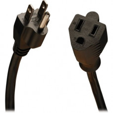 Tripp Lite 25ft Power Cord Extension Cable 5-15P to 5-15R 10A 18AWG 25&#39;&#39; - 10A, 18AWG (NEMA 5-15P to NEMA 5-15R) 25-ft." - RoHS Compliance P022-025