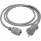 Tripp Lite P033-006-GY-HG Standard Power Cord - For Server, Transformer, Medical Equipment, Power Strip - 250 V AC Voltage Rating - 15 A Current Rating - Gray P033-006-GY-HG