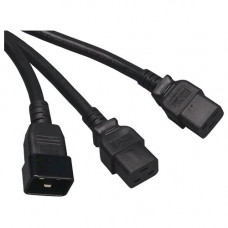 Tripp Lite 6ft Power Cord Extension Y Splitter Cable C19 to C20 20A 12AWG 6&#39;&#39; - 20A, 12AWG (2x IEC-320-C19 to IEC-320-C20) 6-ft." - RoHS Compliance P036-006-2C19