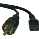Tripp Lite 10ft Power Cord Extension Cable L6-20P to C19 for PDU/UPS Heavy Duty 20A 12AWG 10&#39;&#39; - 20A, 12AWG (IEC-320-C19 to NEMA L6-20P) 10-ft." - TAA Compliance P040-010