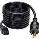 Tripp Lite 12ft Power Cord Cable L6-30P to C19 Heavy Duty 20A 12AWG 12&#39;&#39; - 12 Gauge - 120 V AC / 20 A, 230 V AC - Black - 12 ft Cord Length - RoHS Compliance P040-012-P30