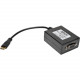Tripp Lite Mini HDMI to VGA Converter Adapter Smartphone Tablet Ultrabook - HDMI/VGA - 6" - 1 x HDMI (Mini Type C) Male Digital Audio/Video - 1 x HD-15 Female VGA - Black" - RoHS Compliance P131-06N-MINI