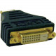 Tripp Lite HDMI to DVI Cable Adapter Converter Compact HDMI to DVI-D M/F - 1 x DVI-D Female Digital Video - 1 x HDMI Male Digital Audio/Video - TAA Compliance P132-000
