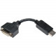 Tripp Lite DisplayPort to DVI Adapter Converter Cable Compact - DP to DVI for DP-M to DVI-I-F - RoHS, TAA Compliance P134-000
