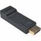 Tripp Lite DisplayPort to HDMI Adapter Converter DP to HDMI M/F - 1 x DisplayPort Male Digital Audio/Video - 1 x HDMI Female Digital Audio/Video - Black P136-000-1