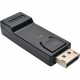 Tripp Lite DisplayPort to HDMI Adapter DP to HDMI Compact 4K x 2K M/F DPort 1.2 - 1 x DisplayPort Male Digital Audio/Video - 1 x HDMI Female Digital Audio/Video - 1920 x 1080 Supported - Black P136-000-UHD-V2