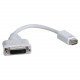 Tripp Lite Mini DVI to DVI Cable Adapter, Video Converter for Macbooks and iMacs - 1920x1200 (Mini DVI to DVI-D M/F) - RoHS, TAA Compliance P138-000-DVI