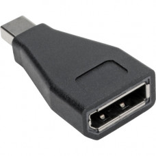 Tripp Lite Mini DisplayPort to DisplayPort Compact Adapter Video Converter M/F 1080p @ 60 Hz - Keyspan - 1 x DisplayPort Female Digital Audio/Video - 1 x Mini DisplayPort Male Digital Audio/Video - 1920 x 1200 Supported - Black P139-000-DP