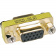 Tripp Lite Compact / Slimline VGA Video Coupler Gender Changer (F/F) - 1 x HD-15 Female - 1 x HD-15 Female - TAA Compliance P160-000