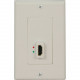Tripp Lite HDMI Display-Side Wallplate with Active Signal Booster F/F - 2 x Socket(s) - HDMI Video - White - RoHS Compliance P166-001-A