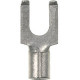 Panduit Terminal Connector - 500 Pack - 1 x Fork Terminal - Tin - TAA Compliance P10-10FF-D