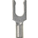 Panduit Terminal Connector - 100 Pack - 1 x Fork Terminal - Tin - TAA Compliance P14-10LFN-C