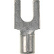 Panduit Terminal Connector - 1000 Pack - 1 x Fork Terminal - Tin - TAA Compliance P22-4F-M
