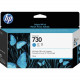 HP 730 (P2V62A) Ink Cartridge - Cyan - Inkjet - 1 Each - TAA Compliance P2V62A