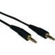 Tripp Lite 3.5mm Mini Stereo Audio Cable for Microphones, Speakers and Headphones - (M/M) 6-ft. - TAA Compliance P312-006
